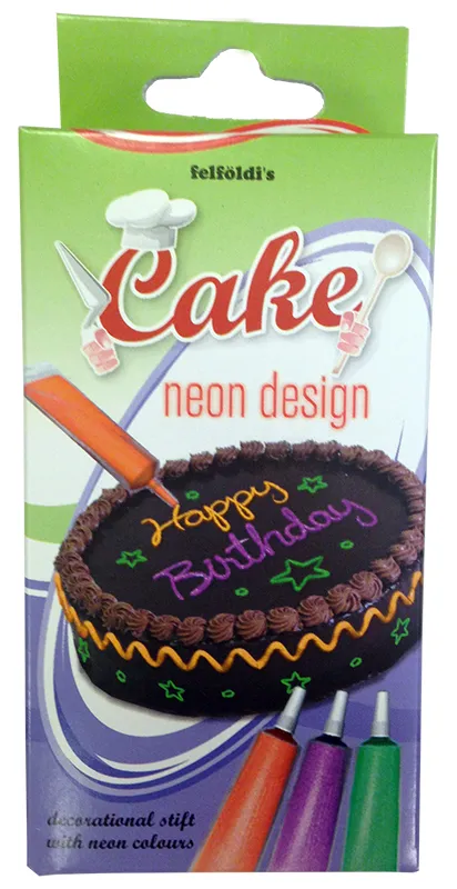 Cake Design Dekorationsstift Neon