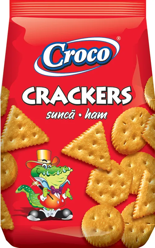 Croco Crackers Skinka 100 Gram